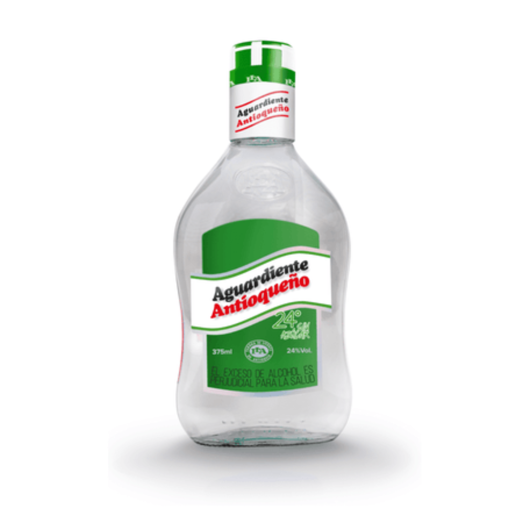 AGUARDIENTE ANTIOQUEÑO SIN AZÚCAR TAPA VERDE*375ml - Confiteria El Puma